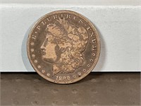 1890CC Morgan silver dollar