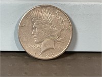 1922S Peace silver dollar