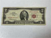 1963 $2 US note