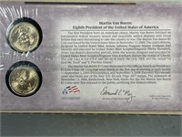 2008 PD Van Buren presidential dollars