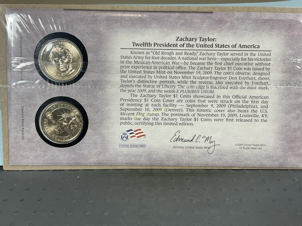 2009 PD Taylor presidential coins
