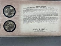 2011 PD Johnson presidential coins