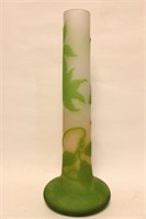 Large Original 18th.C Green Galle Vase