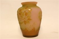 Three Color Galle Vase