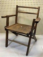 Antique Childs Folding Chair