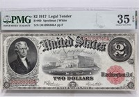 1917 $2 Legal Tender Fr 60 PMG
