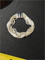 Lovely Sterling silver bracelet, 26g.