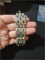 Sterling Silver bracelet, 100g. Mexico.