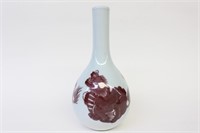 Chinese Copper Red Porcelain Vase,Mark