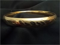 14k gold 12g bangle bracelet