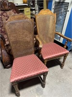 Cane Back Chairs