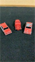 Vintage Tootsie Toy Red Plymouth Coupe Chicago IL
