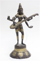 Indian Mix-Metal Musician Figurine