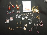 Another great lot of 18 pairs of fashion earrings