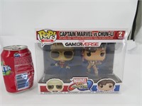 Funko Pop double pack, Captain Marvel VS Chun-Li