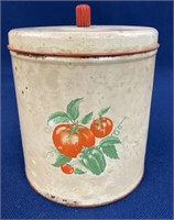 1950s Maid of Honor  Metal Canister Tomatoes