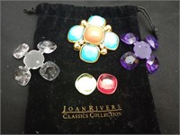 Changeable Joan Rivers brooch