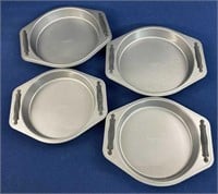 (4) Cook’s Essentials cake pans, 2-8” and 2-9”