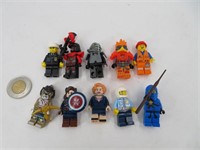 10 personnages LEGO