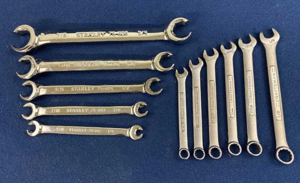 Stanley Line wrenches and Craftsman wrenches