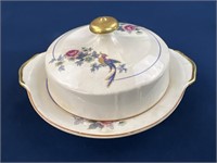 Antique The Crescent China Butter dish with