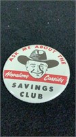 Vintage 1950 Hopalong Cassidy pin