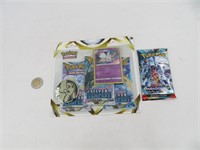 4 pack de cartes Pokémon + jeton