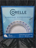 Unopened Corelle 12 piece tempered glass