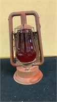 Prisco No 175 Hot Blast Red Glass Lantern,