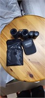 2 pairs of binoculars