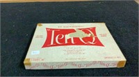 Vintage Ten-Q Board Game 1955 K-T Games Damage to