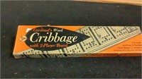 Vintage Cardinal's Wood Cribbage with Two-Player