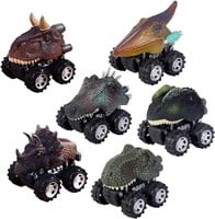 Pull Back Dinosaur Cars Set of 6 Ages 3+