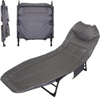 Camping Cot Bed for Adults, Gray