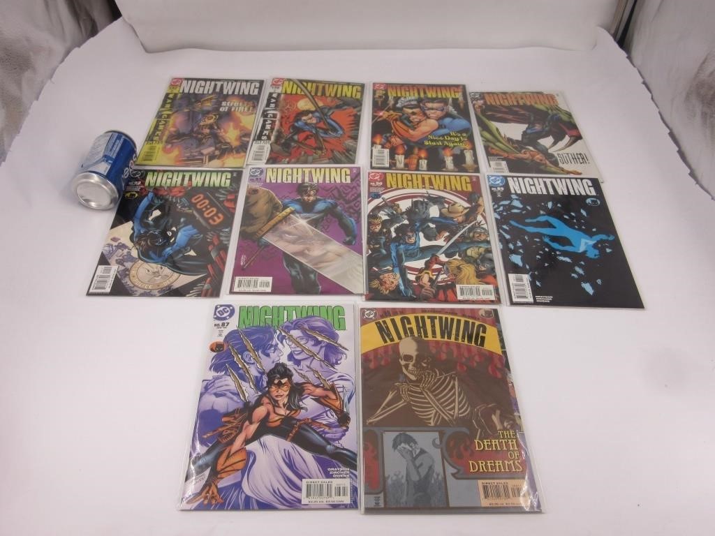 10 comic books dont Nightwing