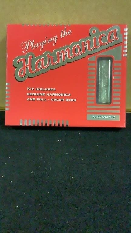 Playing the Harmonica Kit Includes Genuine