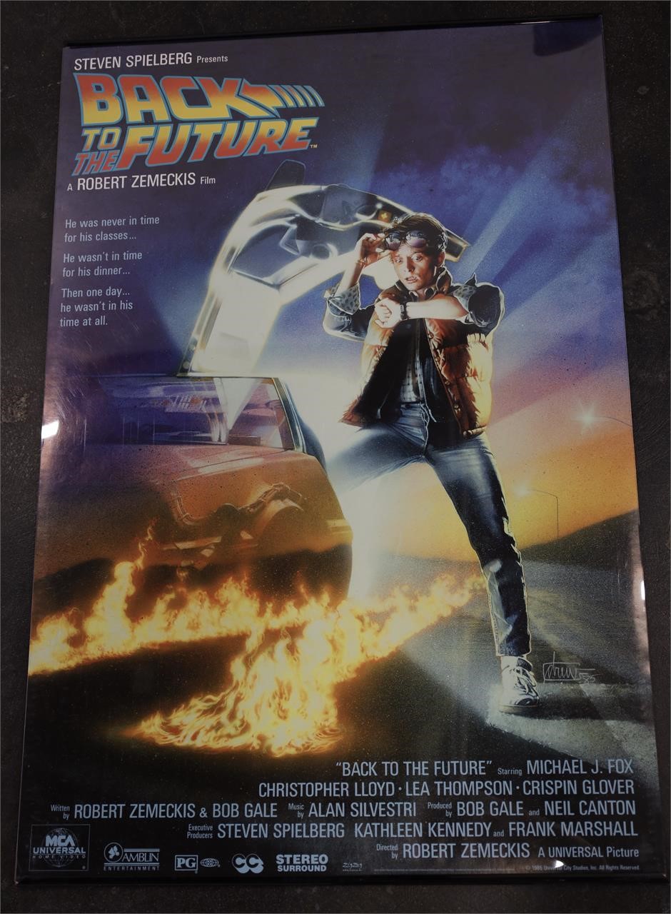 VTG Back To The Future Movie Poster