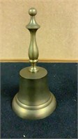Vintage Brass Hand Held School / Dinner Bell