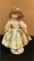 Cherished Collectibles 12” porcelain Doll”Ashley”