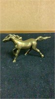Solid Brass Horse 6” x 4”