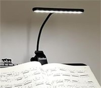 Music Stand LED Light Clip, Black