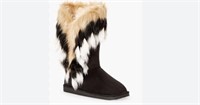 Women's Fuzzy Winter Boots-8