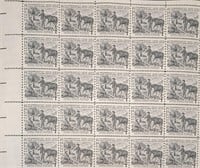 Half Sheet of 4 Cent Stamps (x25)