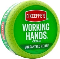 O'Keeffe's Working Hands Hand Cream, 3.4 Ounce Jar