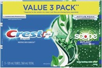 Crest Complete Whitening Toothpaste,360 mL-3PCS