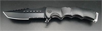 ElitEdge Black 8" Folding Knife - New
