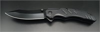 ElitEdge Black 8" Folding Knife - New