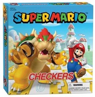 Usaopoly Super Mario Checkers Mario Vs Bowser-6+