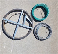 Spools of coated wire & metal banding