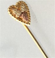 Antique / vintage Black Hills Gold 10k Gold pin